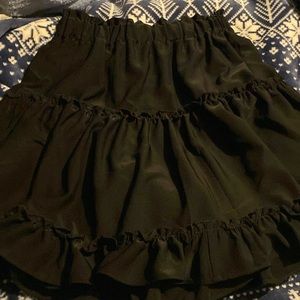 Black Flowy Skirt- Zenana